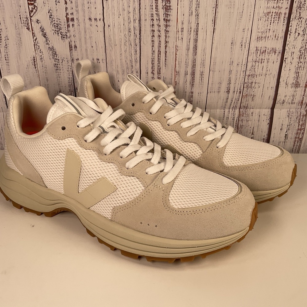 Veja Venturi Sneakers Pierre White Natural Mens Size 12 NWOB EU 46